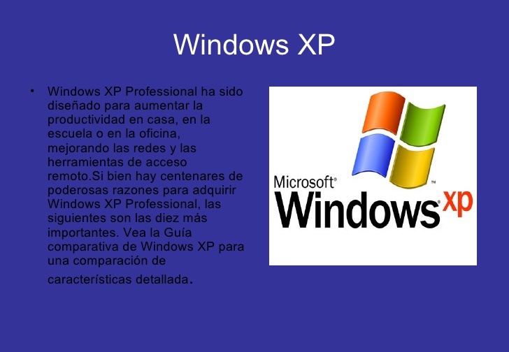 ventajas y desventajas de windows vista y xp